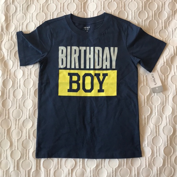 Carter's Other - Carter’s Birthday Boy shirt size 6